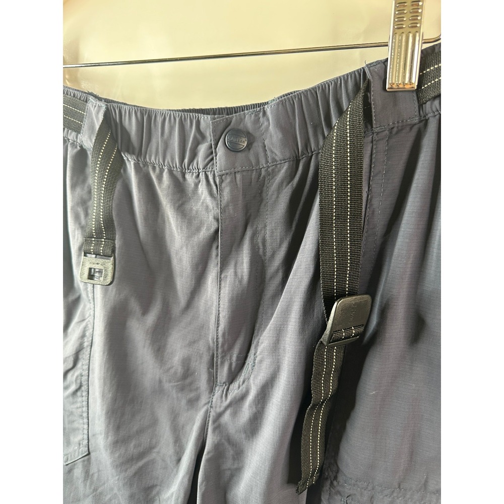 LL Bean Swift River Lined Shorts Mens XL Belted Nylon Blue 9" Cargo Outdoor Hike - Picture 4 of 16